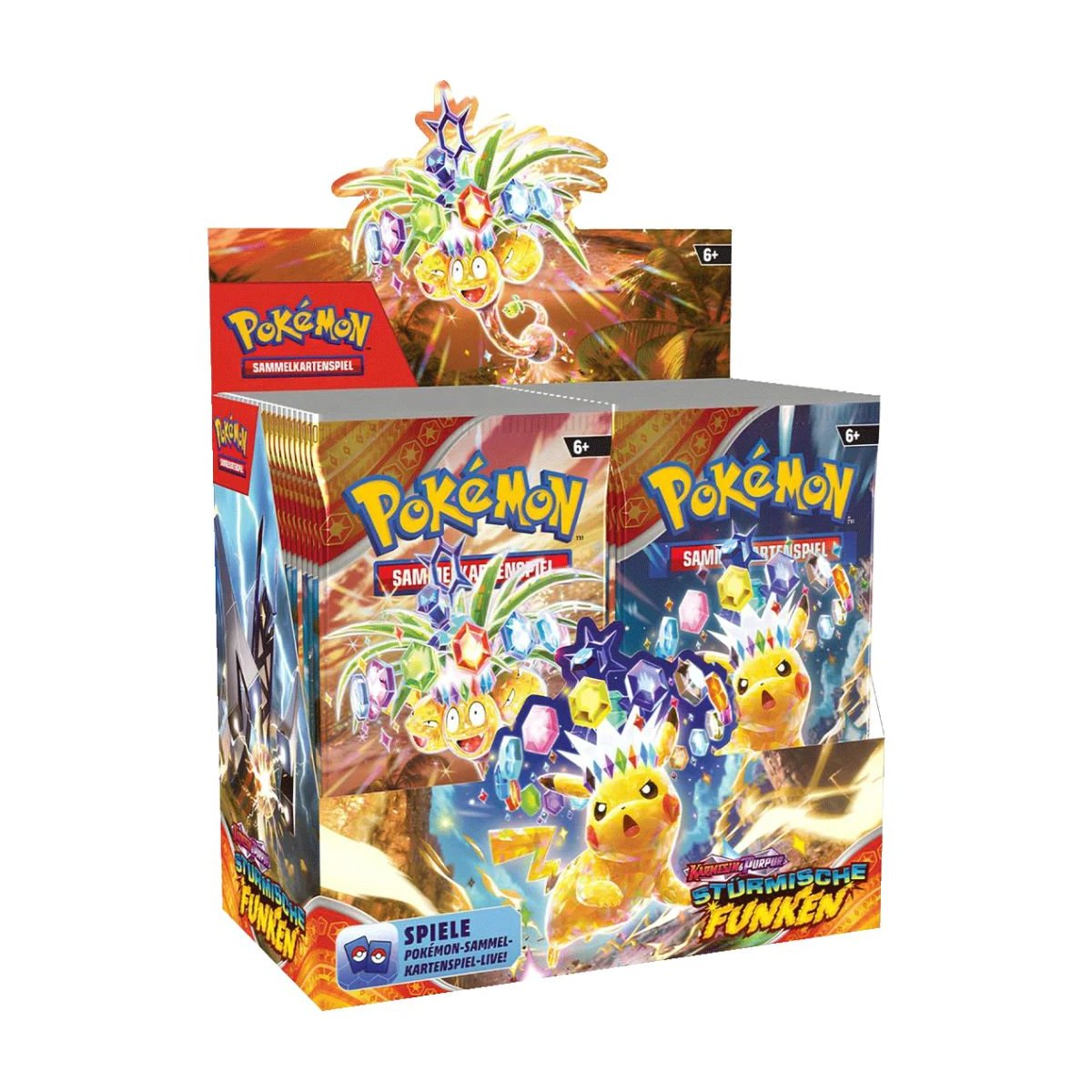 Pokémon Karmesin & Purpur – Stürmische Funken Booster Display 36er – originalversiegelt | Chaseforge