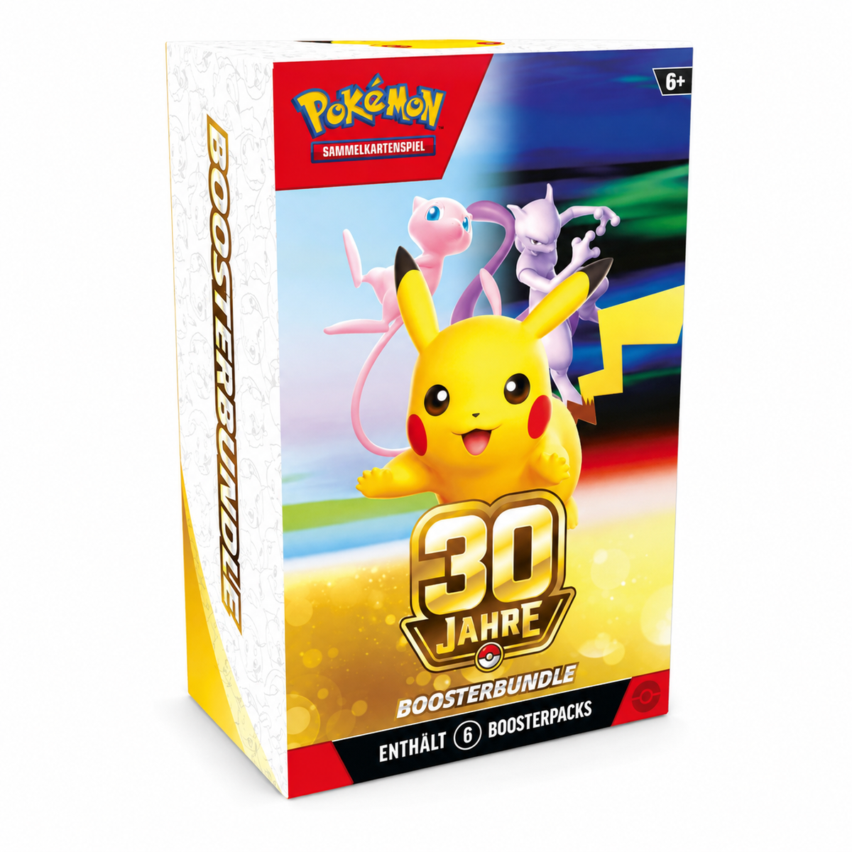 Pokémon 30 Jahre Boosterbundle – 6 Boosterpacks mit je 5 holografischen Karten | Chaseforge