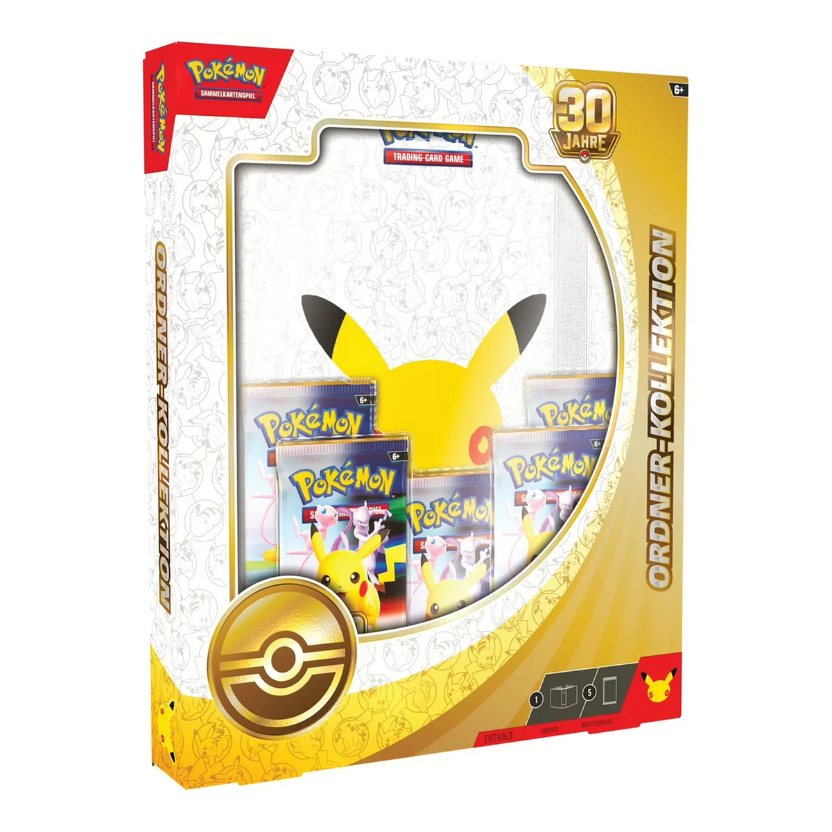 Pokémon 30 Jahre Ordner Kollektion – Sammelordner mit 5 Boosterpacks | Chaseforge