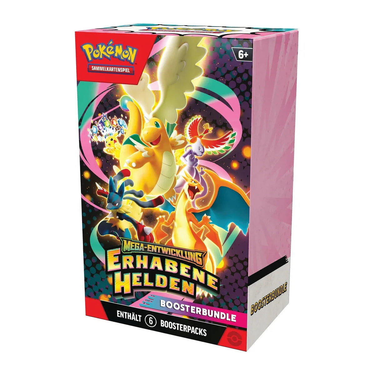 Pokémon Mega-Entwicklung Erhabene Helden Boosterbundle auf Deutsch mit 6 Boosterpacks