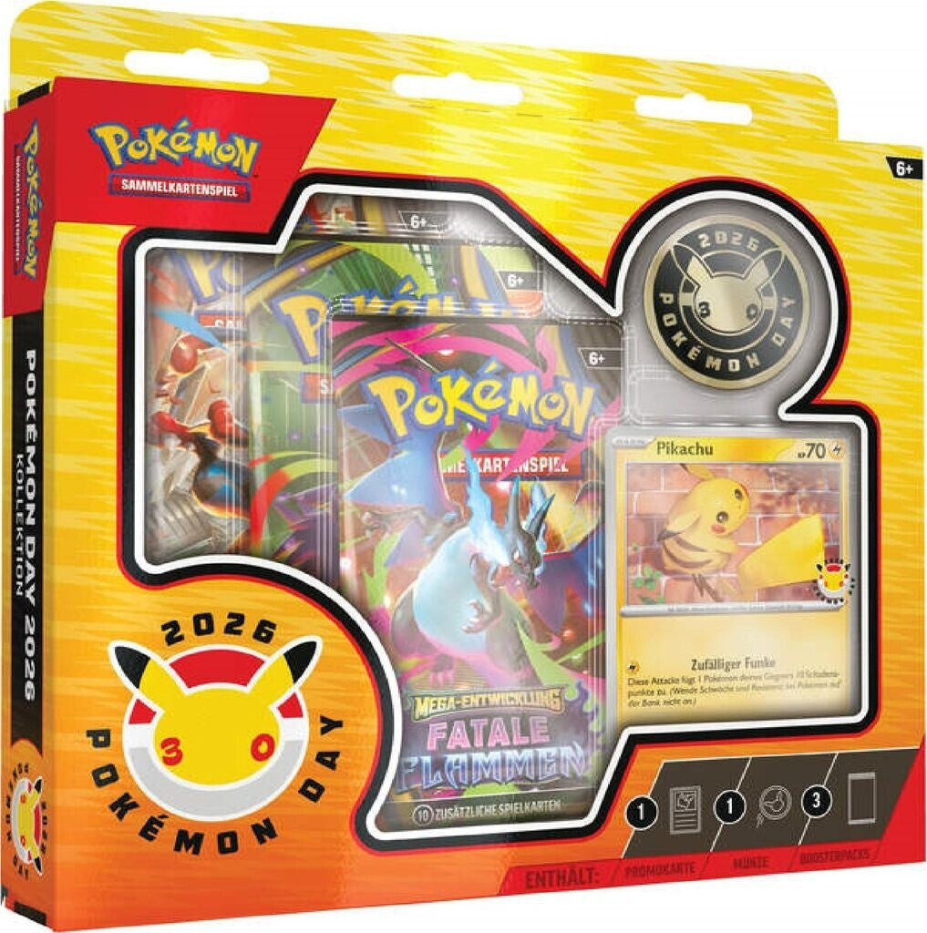 Pokémon-Sammelkartenspiel Kollektion Pokémon Day 2026 – originalversiegelt | Chaseforge